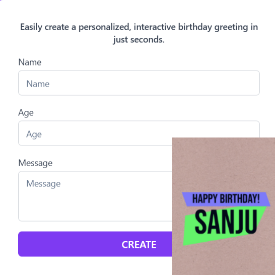 Birthday Card Maker